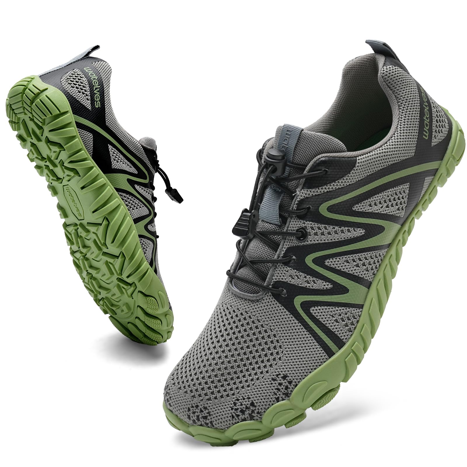 WateLves Barefoot Water Shoes Women Men Breathable Wide Width Toe Box Beach Walking Shoes Comfortable Slip On Minimalist Sneakers for Travel Hiking