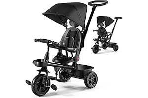 Baby Tricycle for Toddler Kids, 2-4 Year Old Boys Girls Ride on...