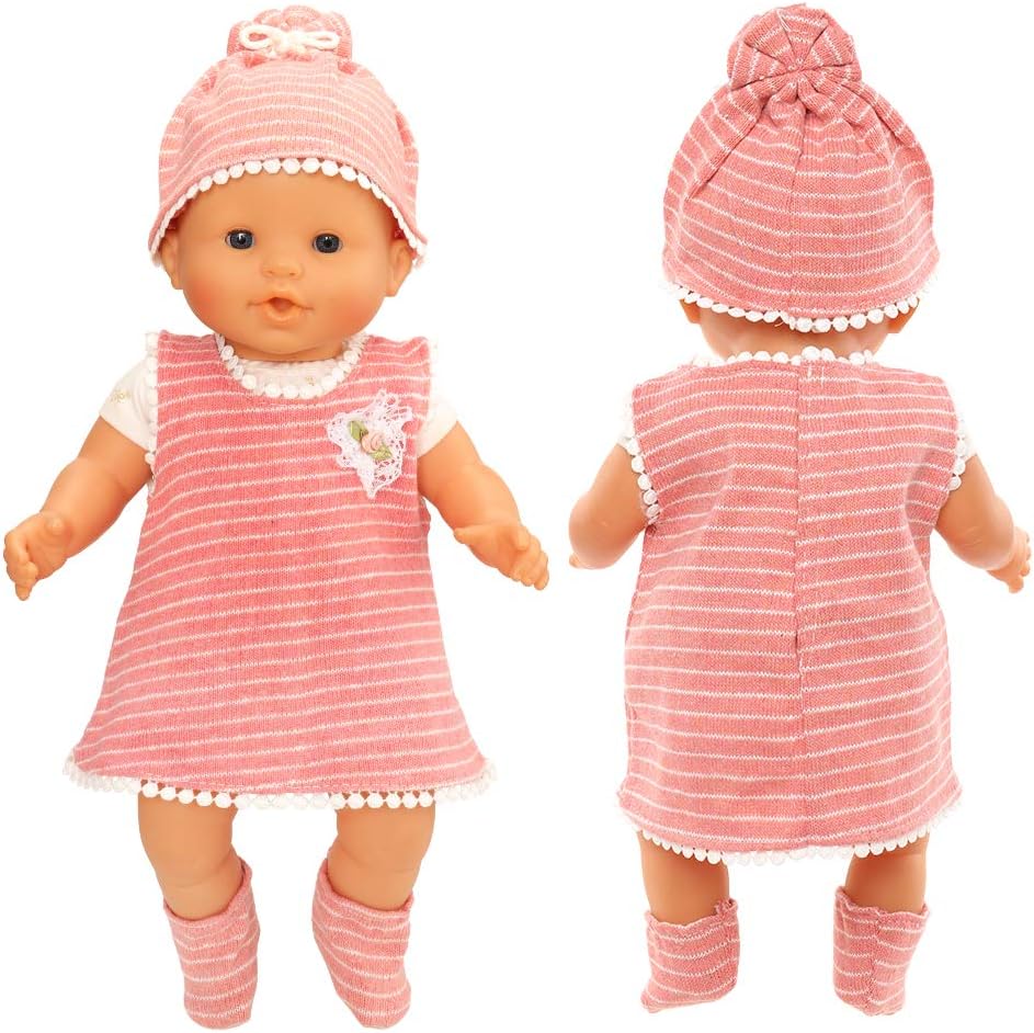 Baby Doll Clothes 1 Set Outfits Cute Handmade Dress Suit