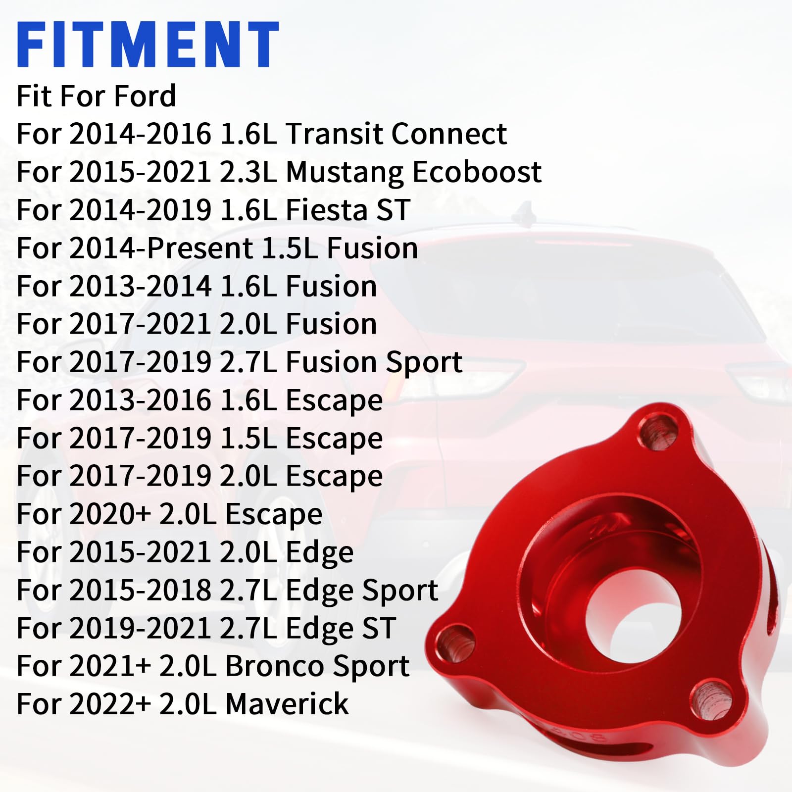 Amazon.com: WIKIBB Blow Off Valve Adapter for Ford EcoBoost 1.5L
