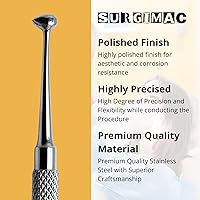 Vista 4 de SurgiMac Bruñidor dental 26/27s, herramienta de precisión para compuesto, amalgama, restauraciones de llenado de plástico