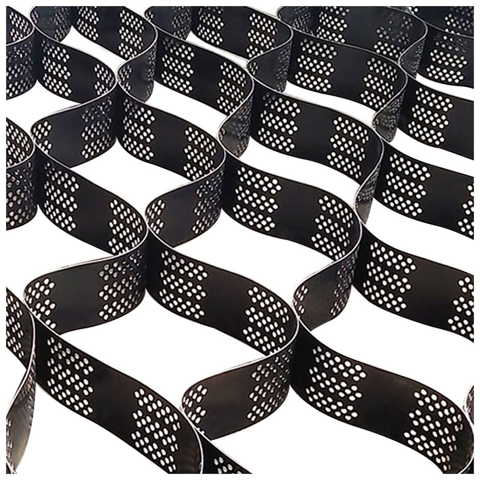 ZSPINJIAGravel Ground Grid Driveway Grids Garden Shed Base Grid,Honeycomb Geogrid Muds Control Mesh High 2 Inch, Permeable Driveway Walkway Grid for Outdoor Paths Patio(Size:1m x 3m (3.3X10ft))