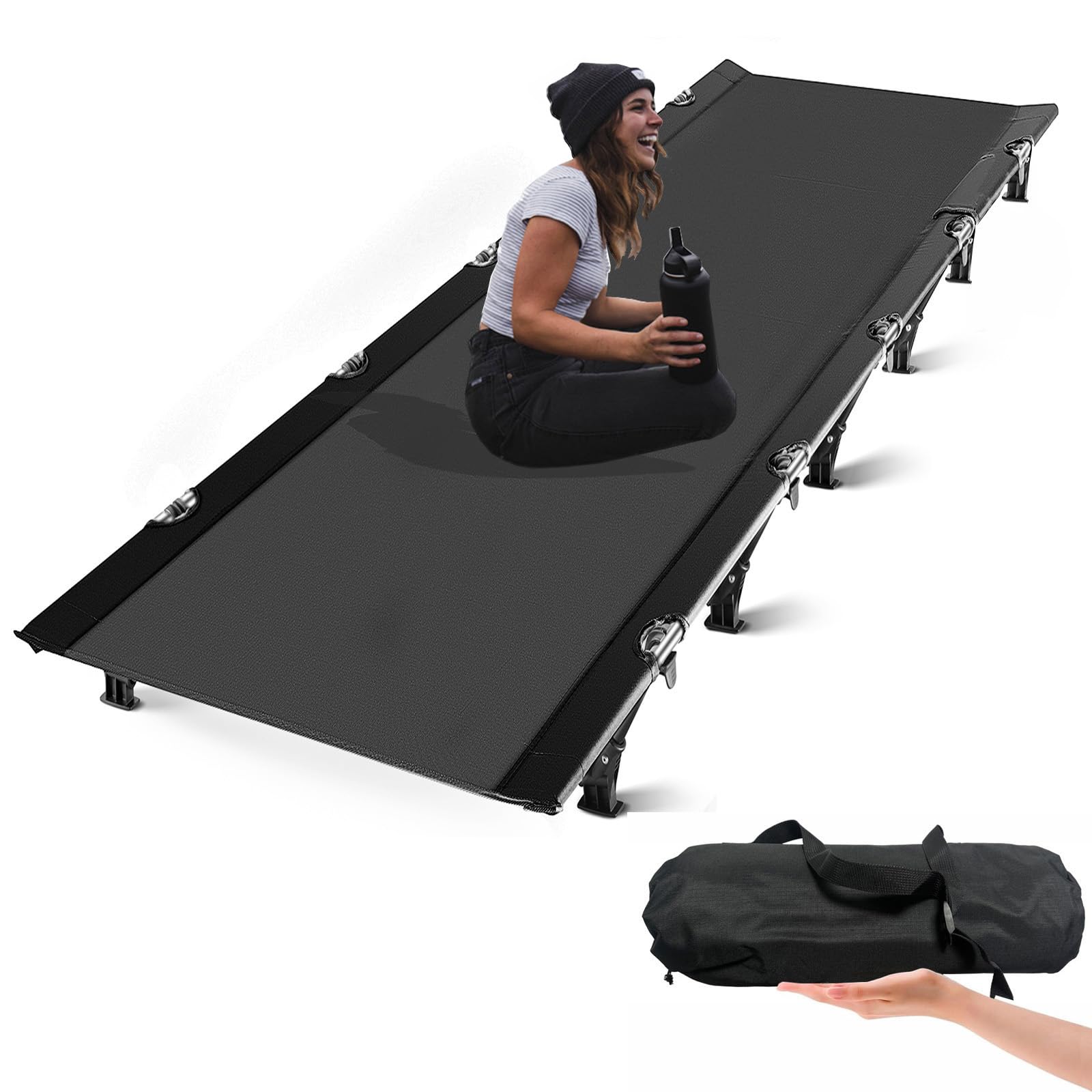 SKDGPS Ultralight Folding Camping Tent Cot, Portable Compact cots for Adults Outdoor Travel, Base Camp, Hiking, Mountaineering, Lightweight