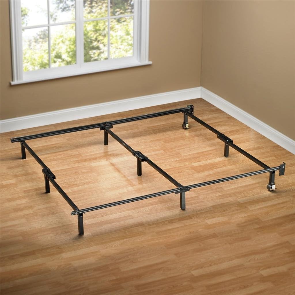 Zinus Compack Bed Frame with Wheels, Queen Home & Kitchen