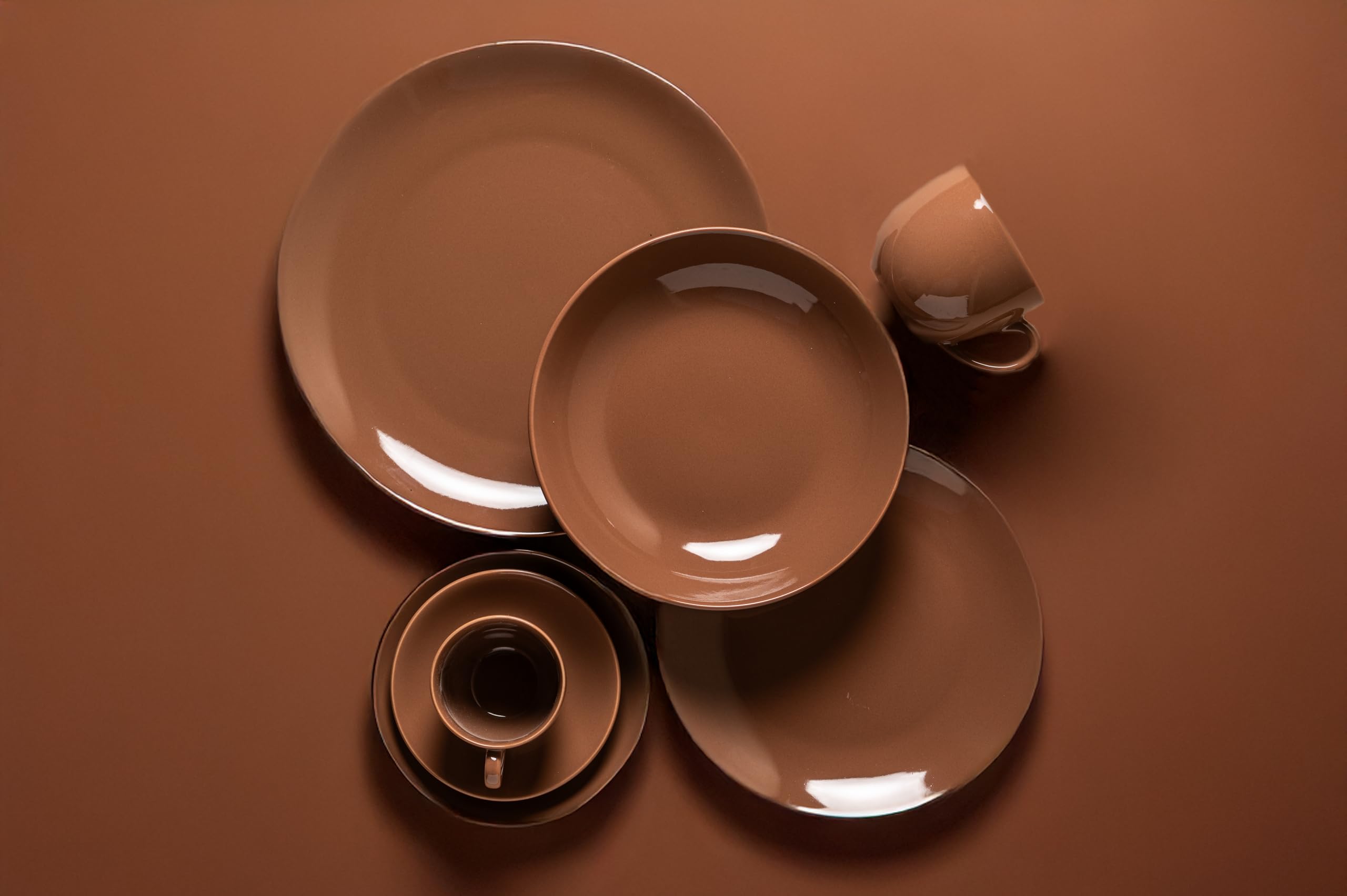 Prato para Sobremesa - Mix and Match - Porcelana - D20 cm