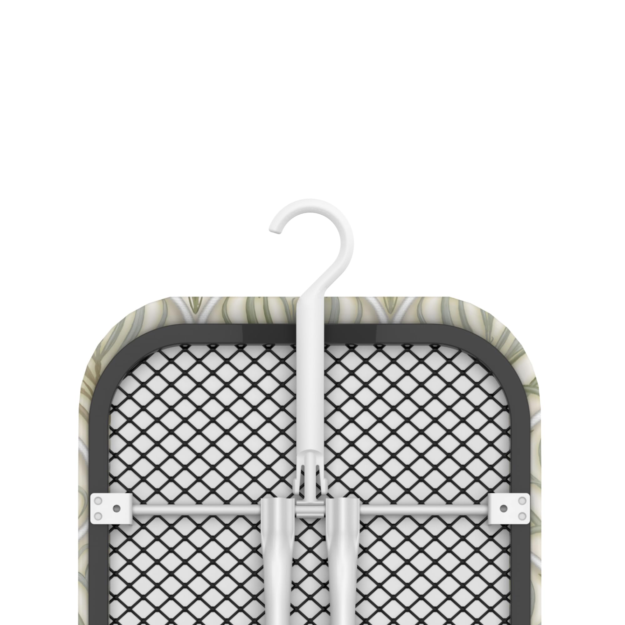 Rörets Tabla de Planchar Pulse White - Superficie de Metal Duro, Altura Ergonómica 88 cm, Cierre de Seguridad, Gancho Colgante y Peso de 3 kg - 32 x 108 cm