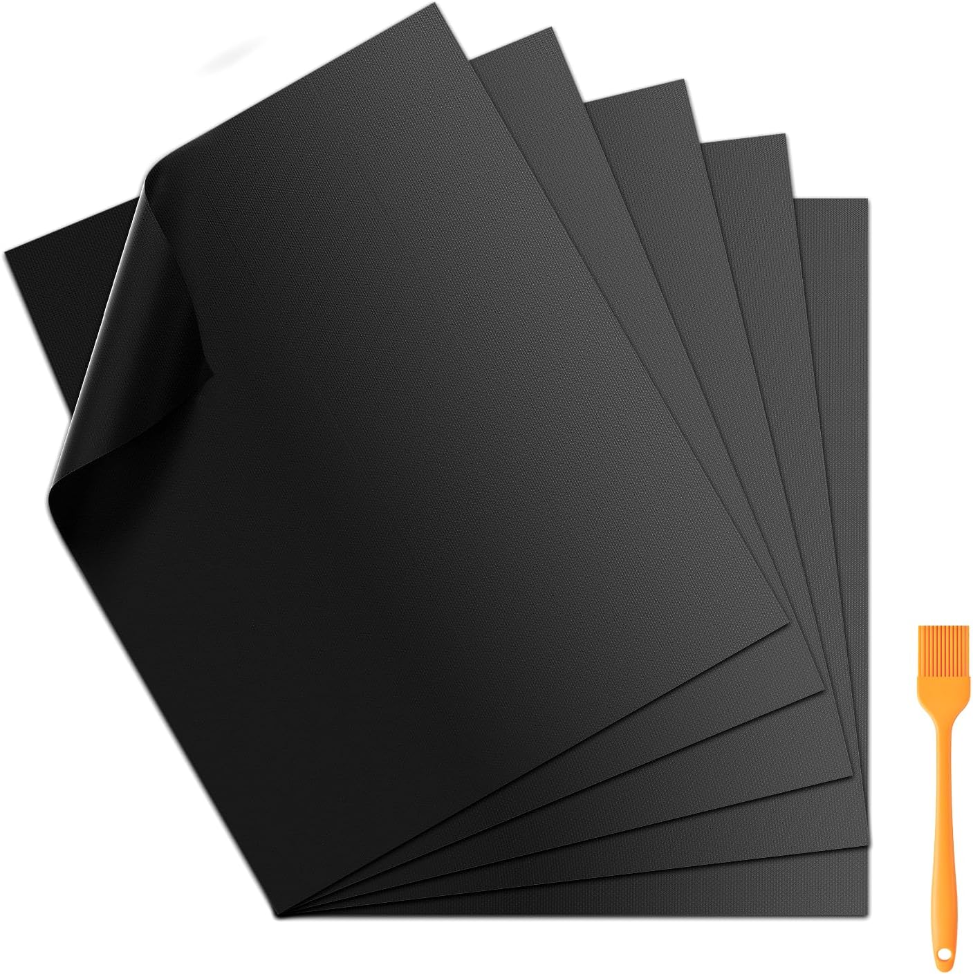 Amazon.co.jp Kimimara バーベキューグリルマット BBQマット 焼き肉シート 6枚セット 超耐熱260℃ 繰り返す利用