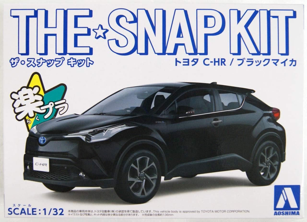 Aoshima 1/32 Scale C-Hr, Black Mica - Plastic Model Building Kit # 56356