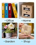 9mm Label Maker Tape TZe-221 Compatible with Brother PT-D210 PTH110 PT-H200bp PT-D200 PT-1880 Tape 3/8 Inch TZ Tze Tape TZe221 P Touch Label Tape Label Maker Tape Refills 9 mm, 5 Pack