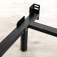 Vista 4 de Zinus Compack 7 pulgadas marco de cama pesado, juegos de colchones cajas , Acero, Negro