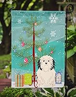 Vista 164 de Caroline's Treasures BB4243GF Bandera de jardín con texto en inglés «Merry Christmas» con texto en inglés «Merry Christmas», bandera decorativa