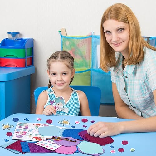 Miniatura 9 de Fennoral Paquete de 12 manualidades de pingüinos para niños, adornos de Navidad de espuma de pingüino, manualidades para niños y niñas, suministros