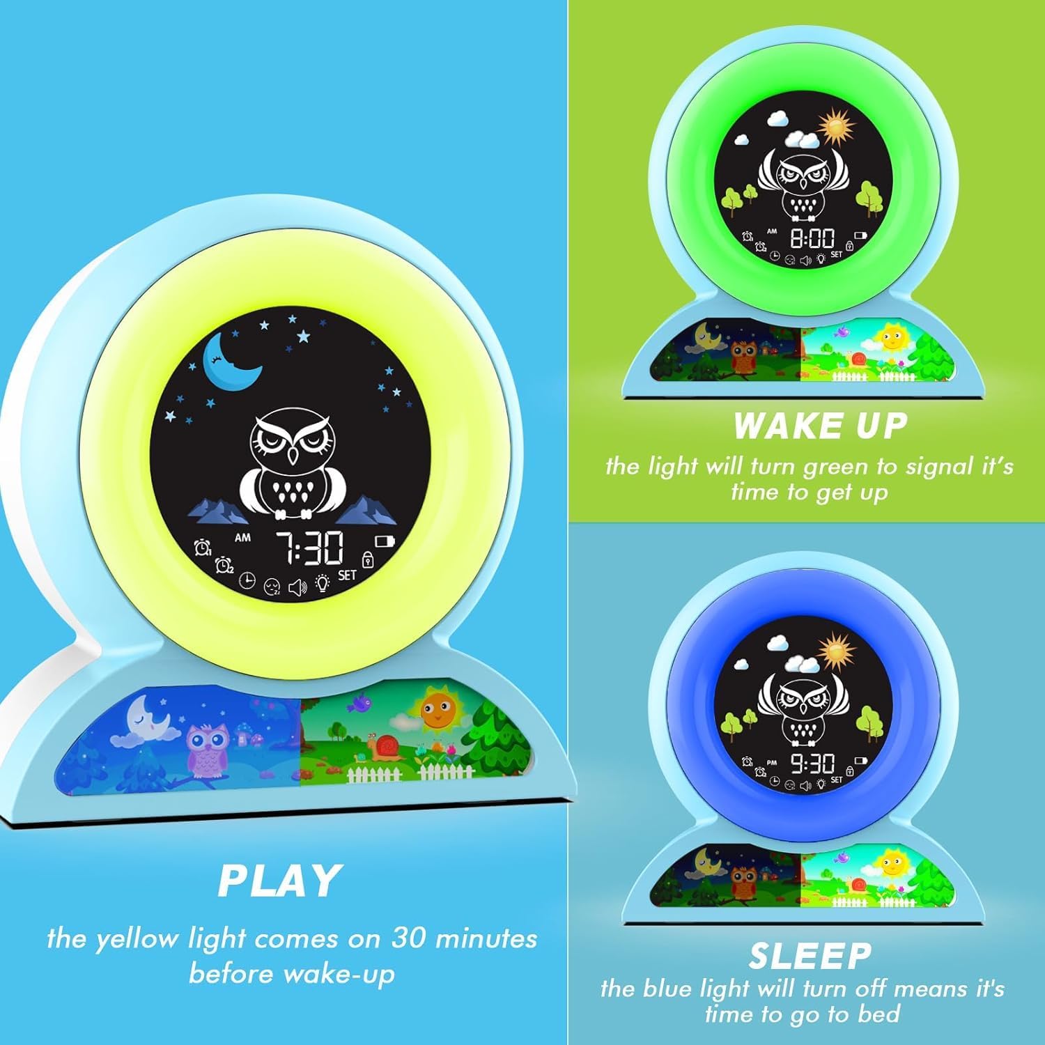 Wake Up Happy: The Ultimate Sleep Training Clock for Kids!