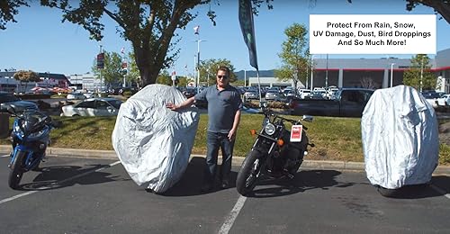 Miniatura 3 de Platinum Shield Motorcycle Cover Compatible with 2017 Harley-Davidson CVO Limited - Outdoor & Indoor - Built-in Reinforced Securing Straps -