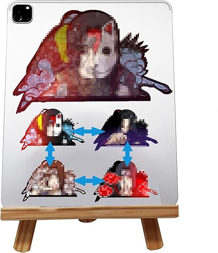 Calcomanías de anime 3D para automóvil, impermeables, japonesas de manga para automóvil, laptop, monopatín, decoración de pared, regalos geniales de