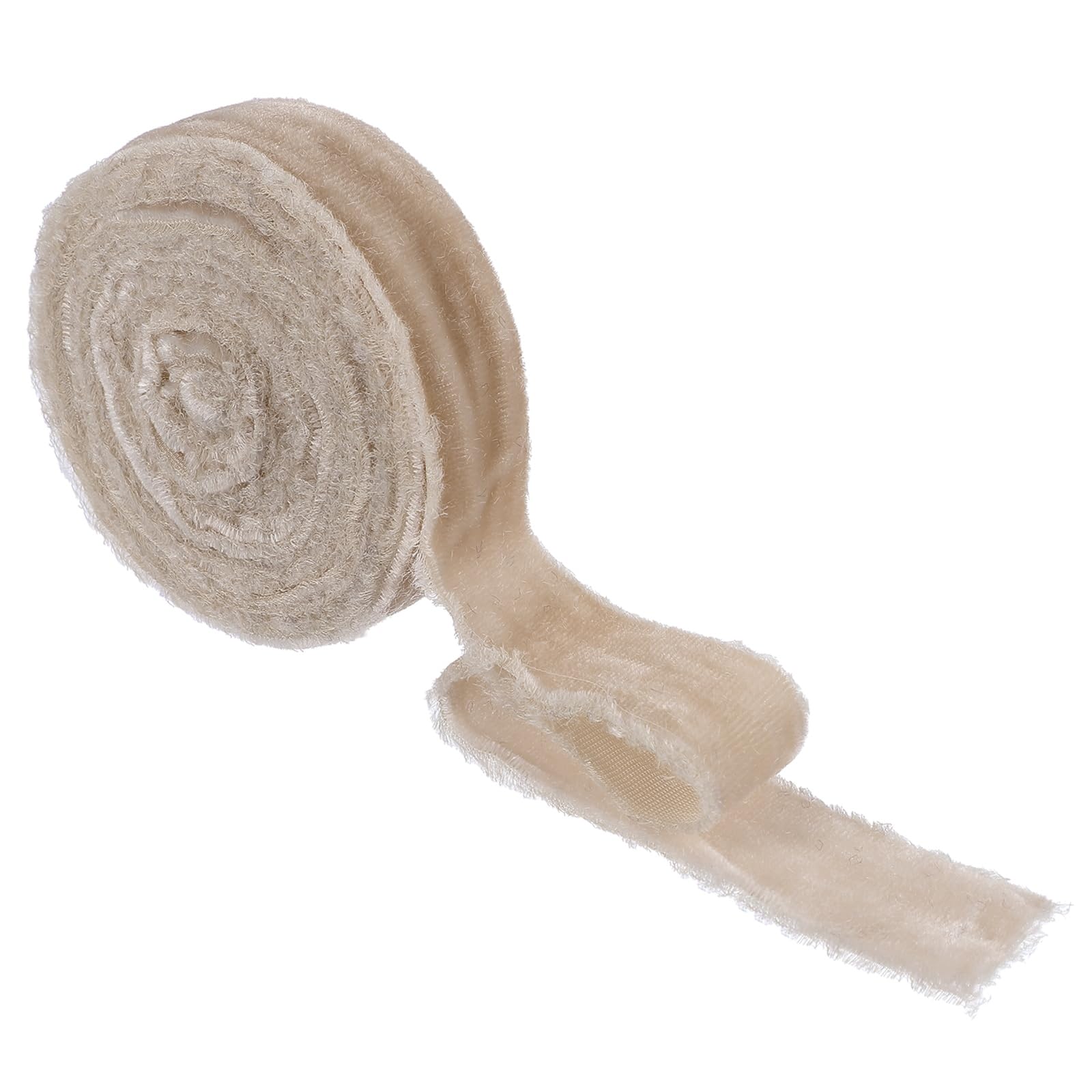 Ruban de velours kaki fait main pour décoration de table de mariage