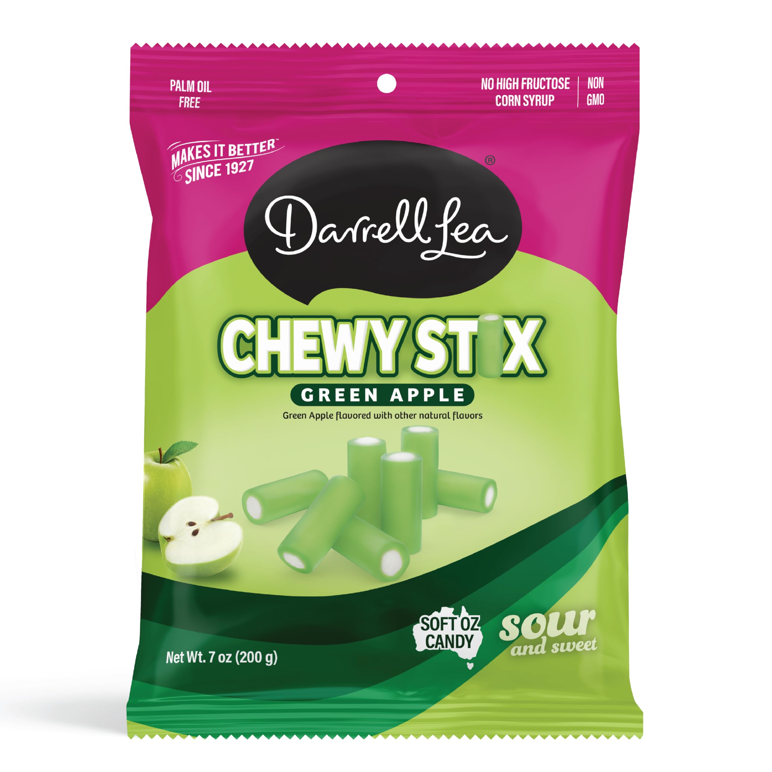 Amazon.com : Darrell Lea Chewy Stix, Soft & Tangy, Palm Oil Free