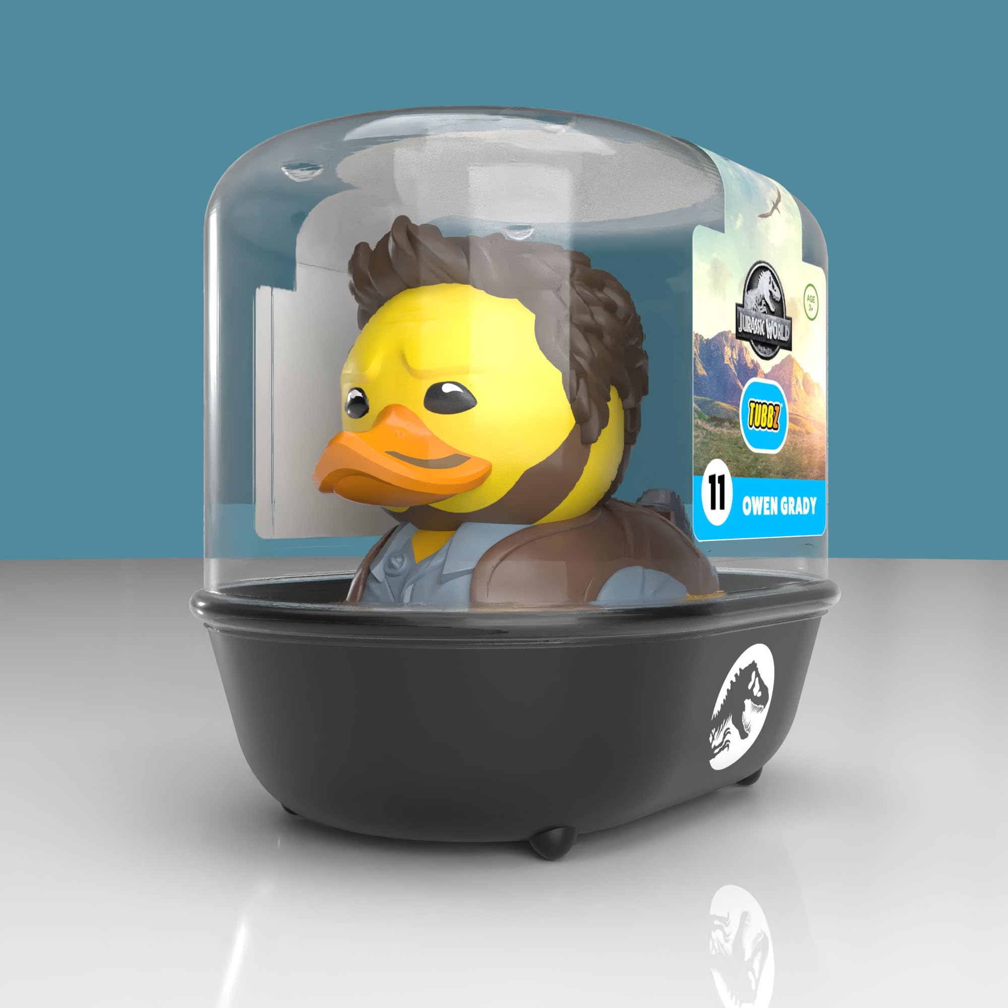 TUBBZ First Edition: Jurassic World Rebirth - Owen Grady Cosplaying Rubber Duck Vinyl Figure, Owen Grady (Bathtub) - Image 2