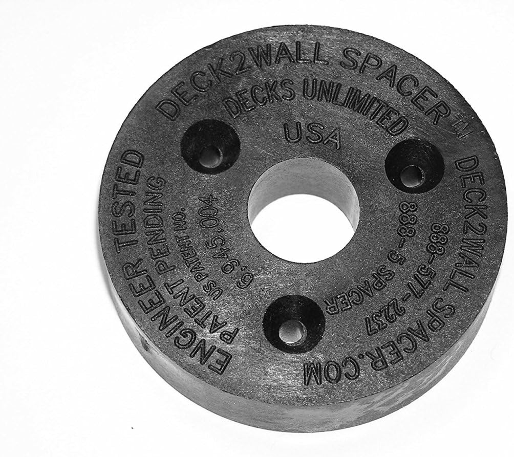 D2W-10PK 2.5 in. Deck2 Wall Spacer44; Pack of 10