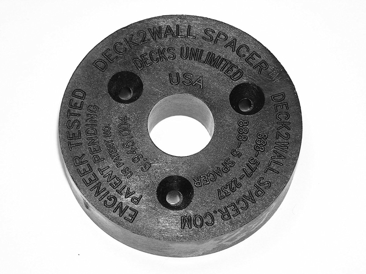 D2W-10PK 2.5 in. Deck2 Wall Spacer44; Pack of 10