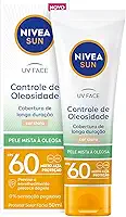 NIVEA SUN Protetor Solar UV Face Controle de Oleosidade Cor Clara FPS 60 50ml