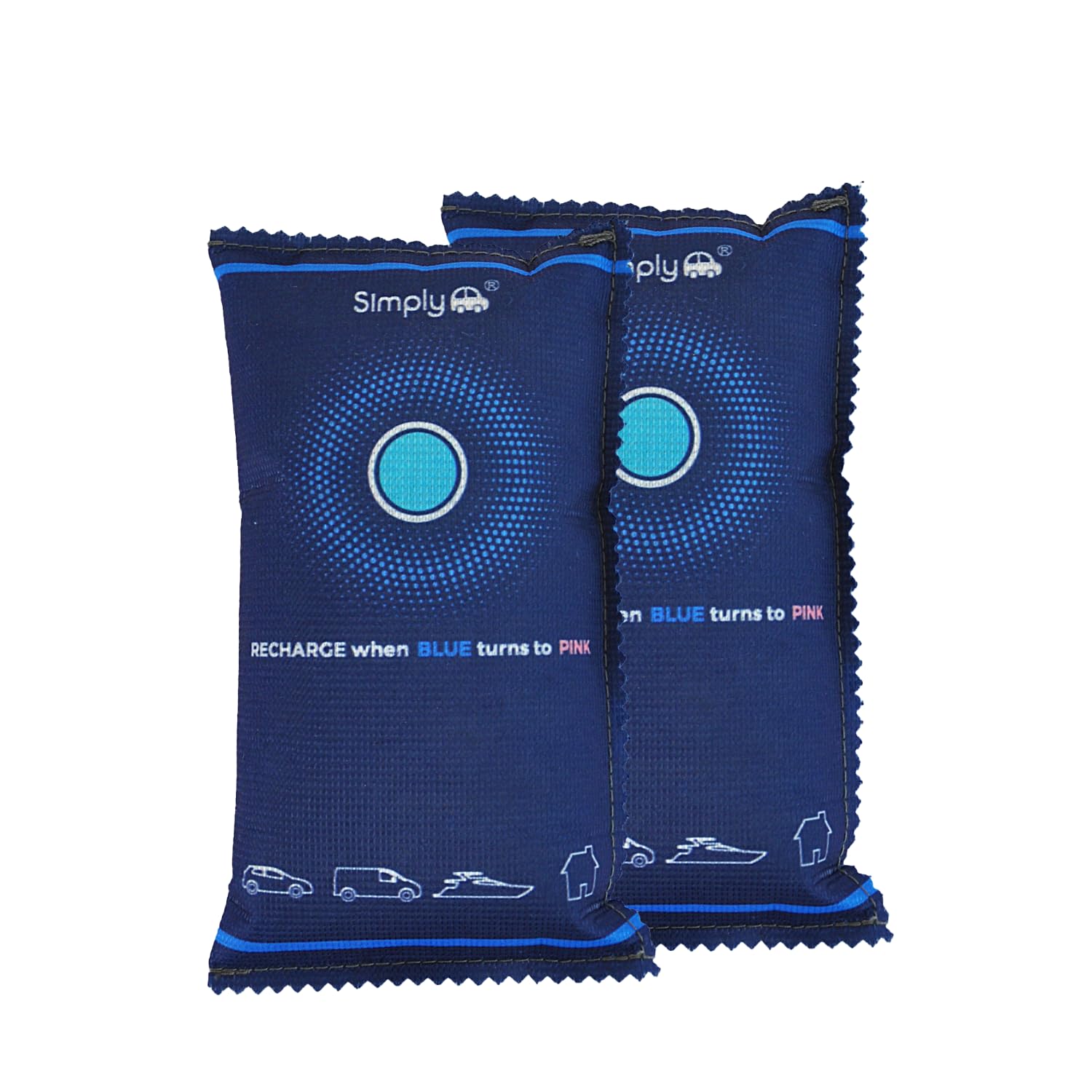 Simply 2PK 350G REUSABLE CAR DEHUMIDIFIER