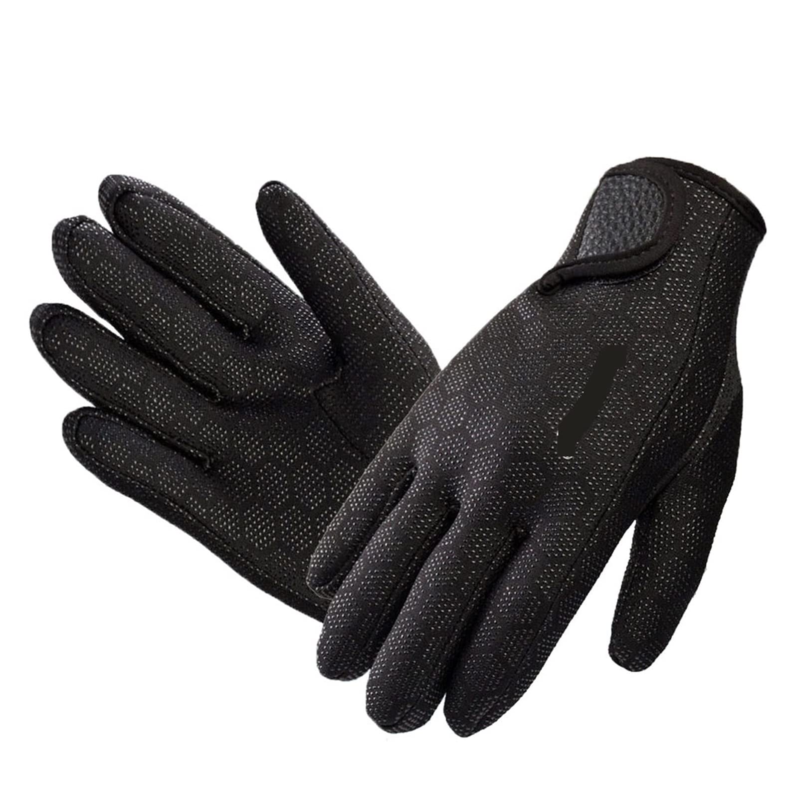 Neoprenanzughandschuhe, 1 Paar Tauchhandschuhe Warme Handschuhe Tauchausrüstung for Schwimmen Tauchen Schwarz Rosa for Surfen, Paddeln