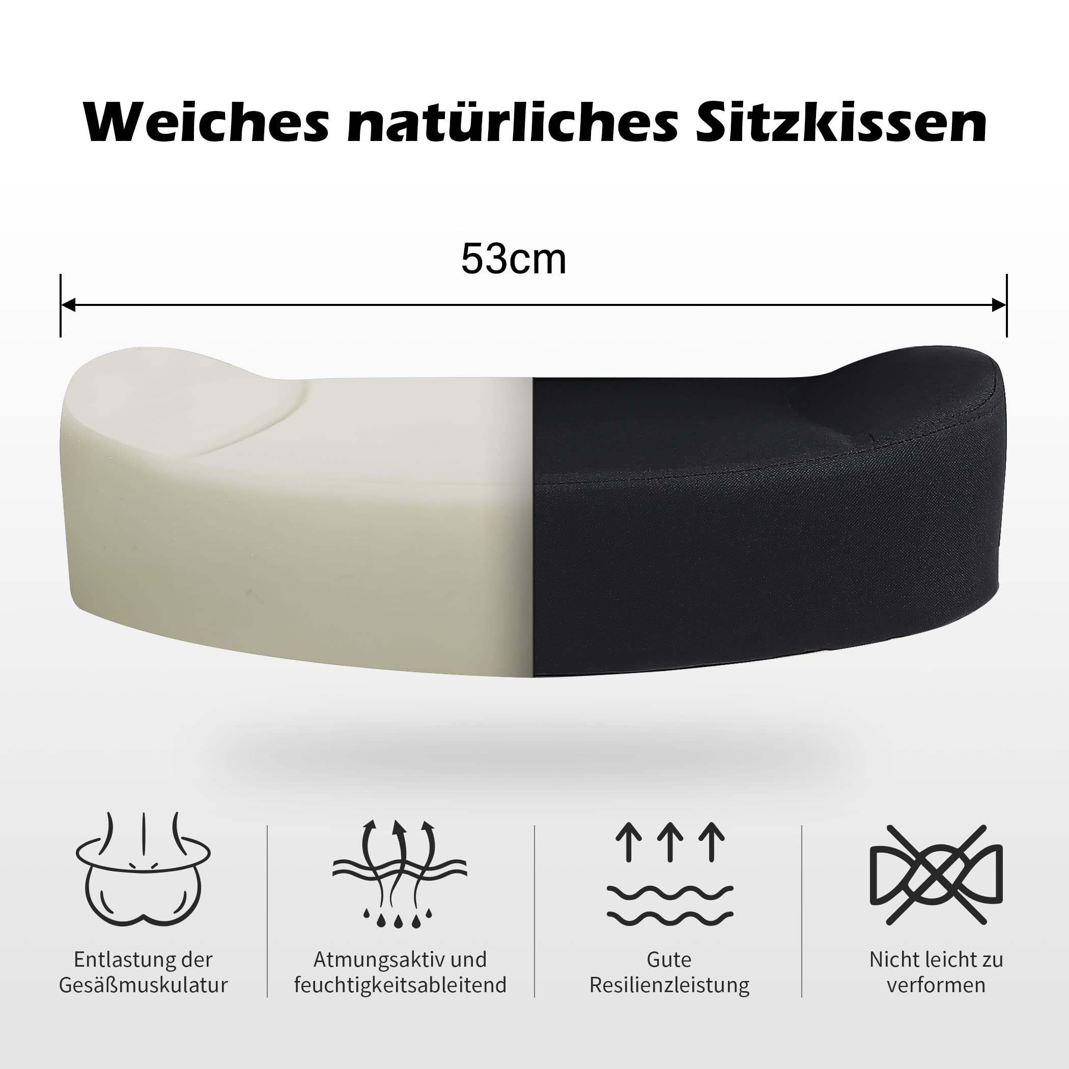 Fantasylab Bürostuhl 200KG Ergonomischer Schreibtischstuhl mit Extra Breite Sitzfläche Offce Chair mit 13cm Memory-Schaum Chefsessel mit Verstellbare Lendenwirbelstütze