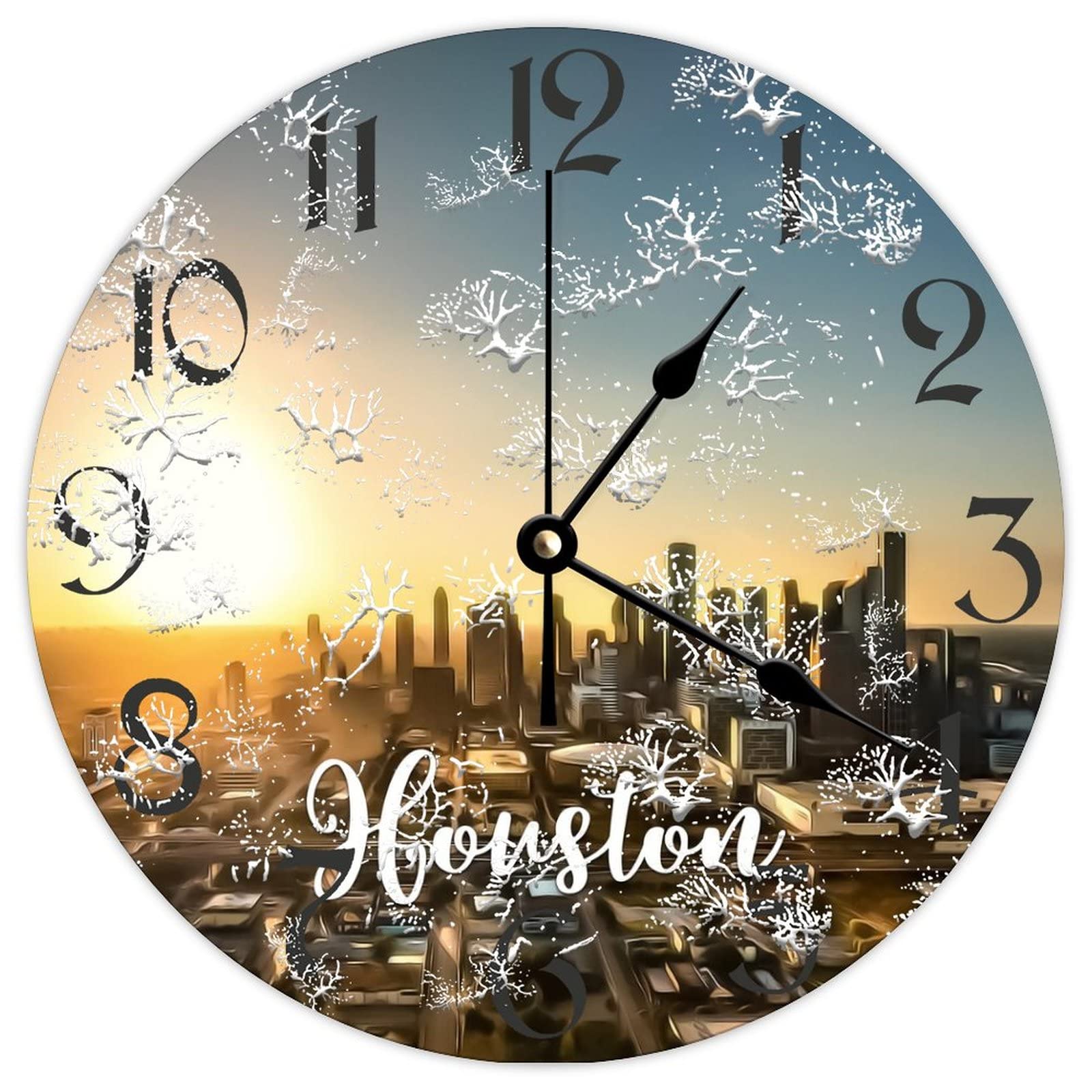 Horloge murale ronde en bois : le cadeau vintage retro parfait à offrir