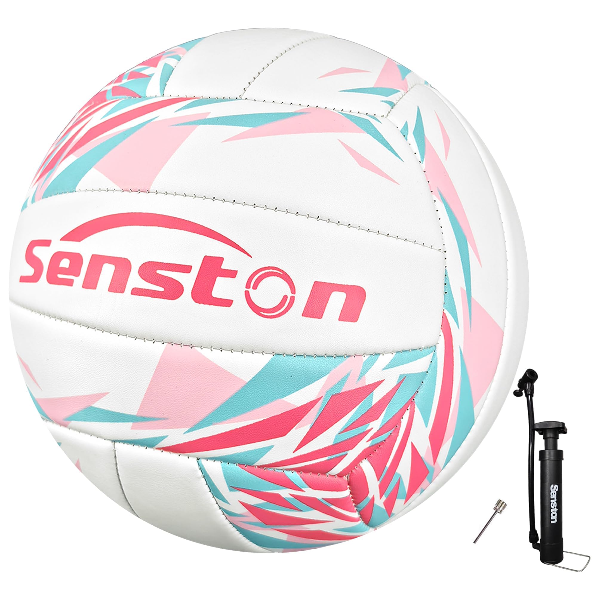 Senston Size 5 Volleyball – Soft & Durable Microfiber Cover for Adults & Youth | Official Size for Indoor, Outdoor, Beach & Gym Training | Includes Air Pump-picture-10
