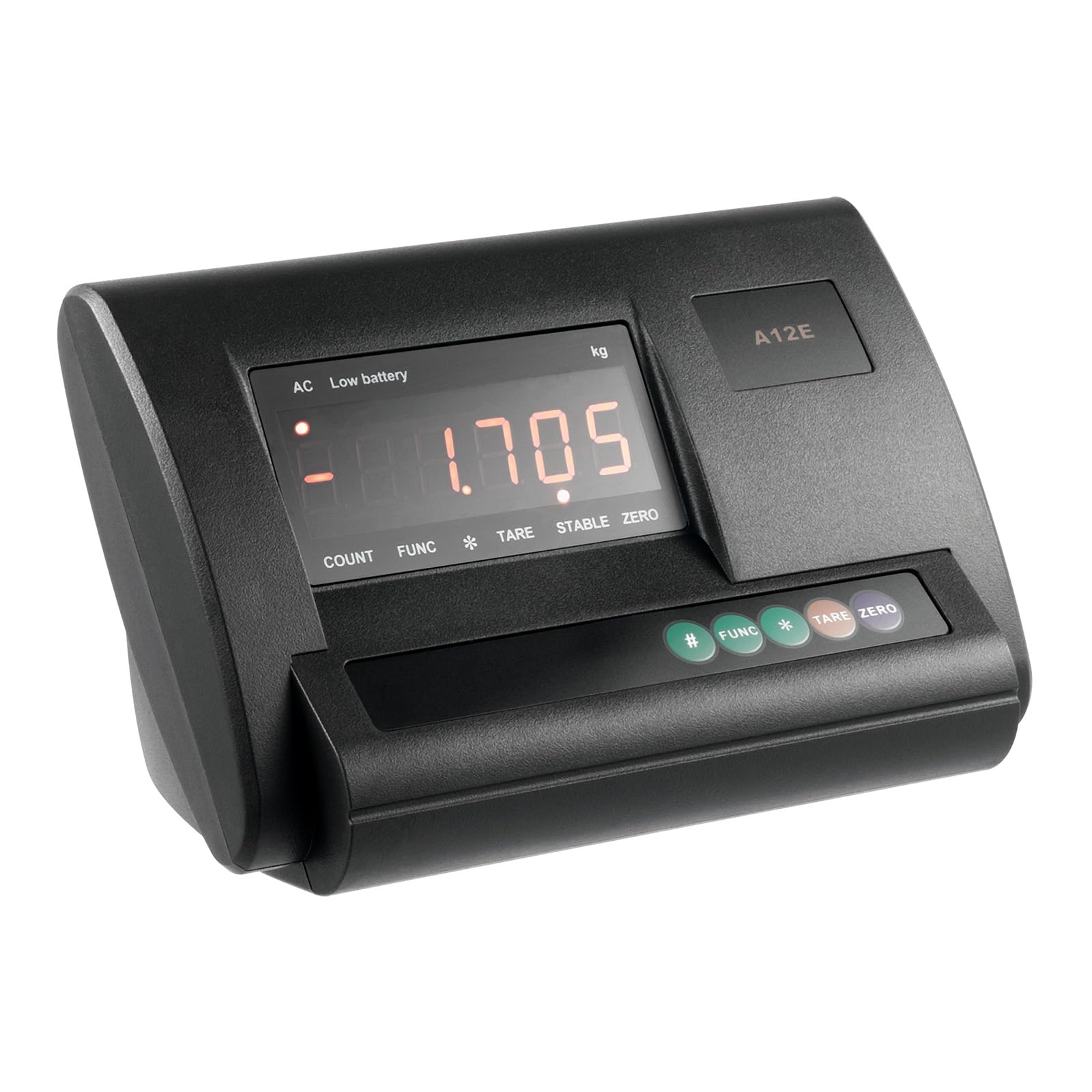 Stainless Steel Weight Indicator, High Accuracy, 17637 lbs Capacity, LED Display, Dual Power Supply