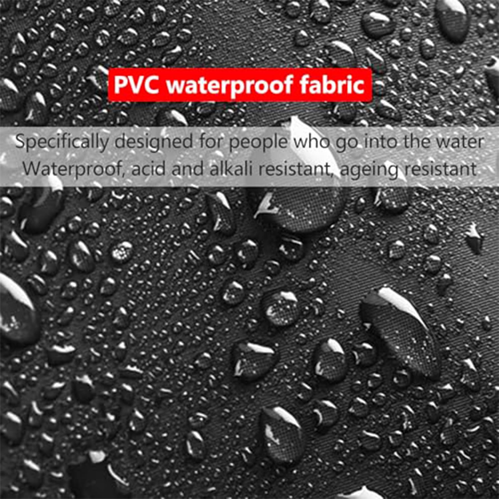 Vadeadores De Pesca De Pecho, Impermeables y Transpirables, Vadeadores Integrales De PVC con Botas, Ligeros, Ideales para Pesca y Actividades Al Aire Libre En El Agua.
