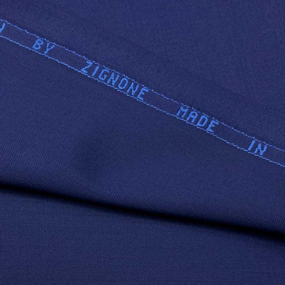 Stoff Tasmania 100's Zignone blau Tampon 50 cm