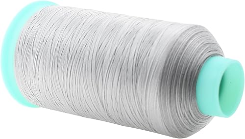 Miniatura 716 de Mandala Crafts Hilos de coser resistentes de nailon consolidado, hilo para tejer jeans de cuero, hilos de tapicería marina al aire libre, Beige