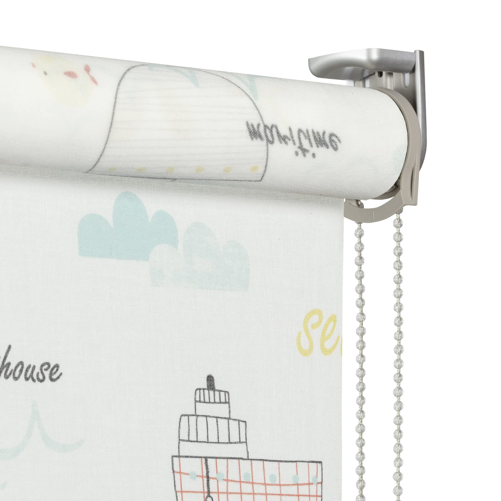 VIEWTEX Tenda a Rullo Translucent Sailor Bianco 120 X 250cm - Made in Europe - 5 Anni di Garanzia
