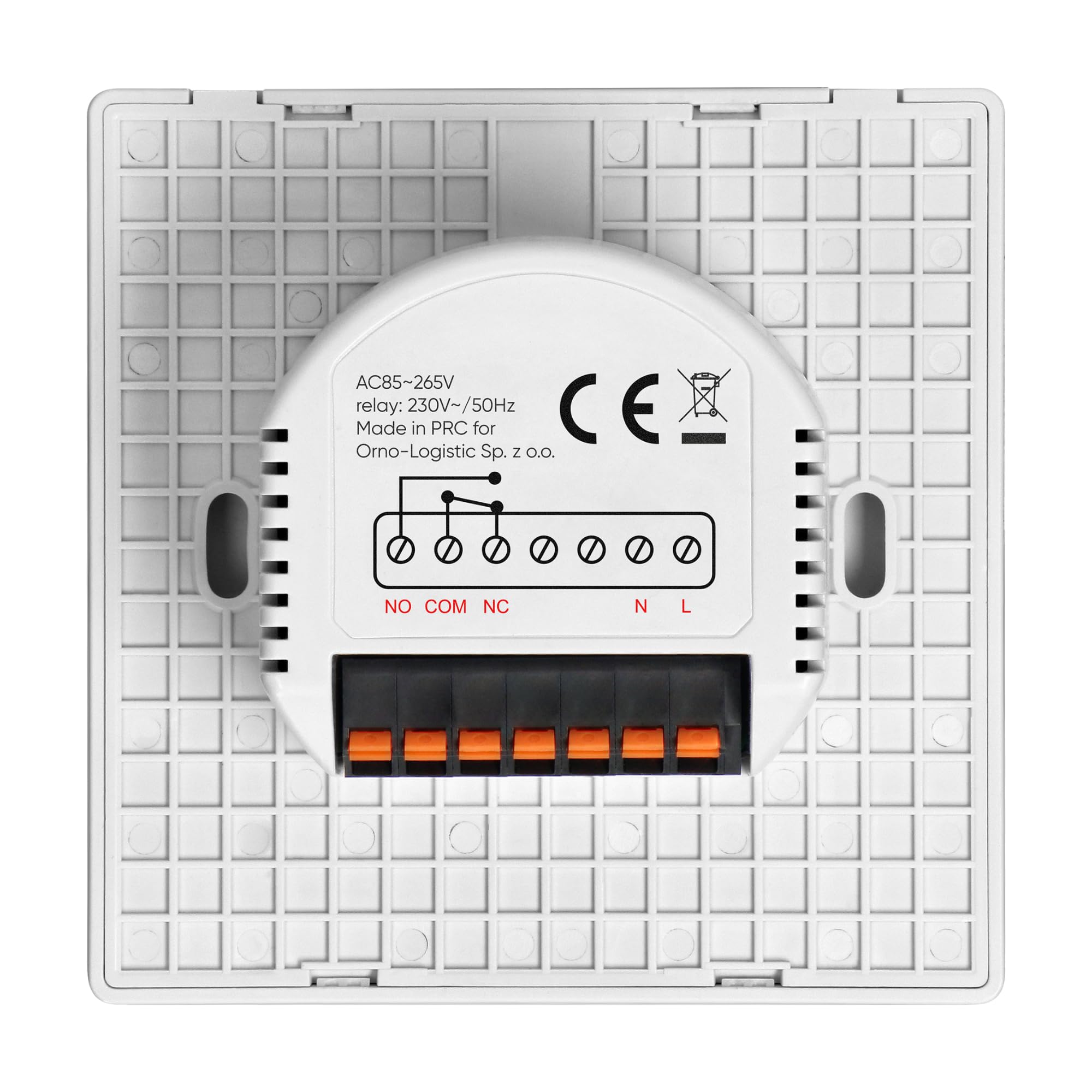 Termostato Wifi Tuya Termostato Smart Programmabile per Caldaia Display LCD 86 x 86 mm 230V Colore Bianco IP20