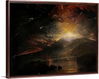 LINKAR Paint by Numbers for Adults,DIY Acrylic Painting by Numbers Kit for & Beginner,@ — The Eruption of The Soufriere Mountains in The Island of St Vincent,by Joseph Turner