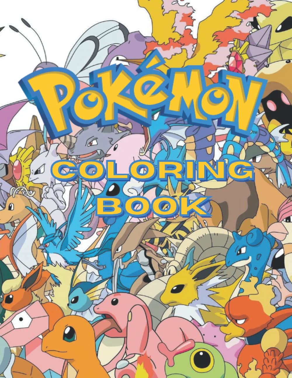 Buy Pokémon Coloring Book: New 2022 Edition Pokémon Jumbo Coloring Book