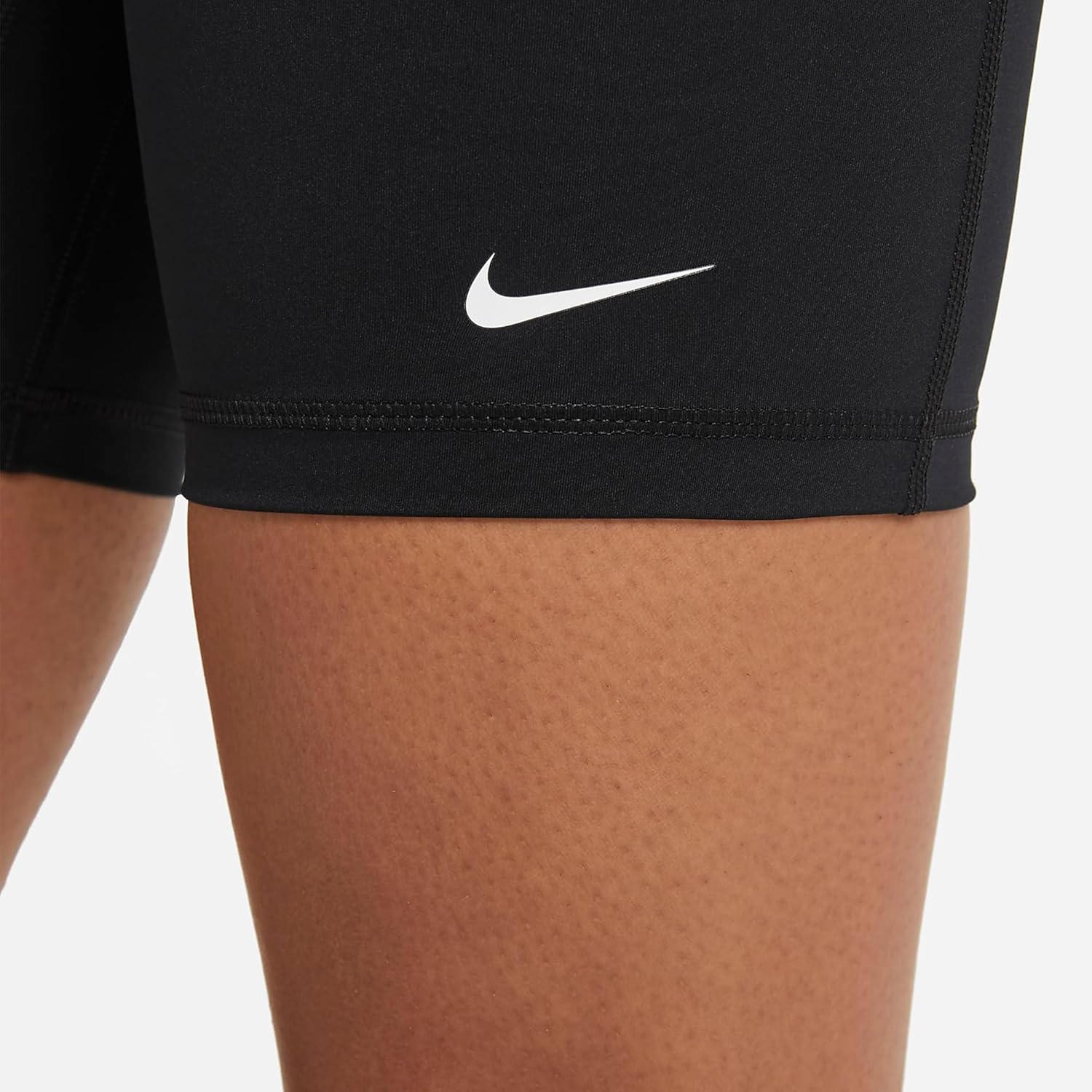 NIKE Pro 365 Women's High-Waisted 7" Shorts DA0481-011 (Black/White), Size 2XS
