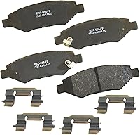 Vista 1 de Pastillas de freno traseras cerámicas Bendix Premium SBC1337 para Cadillac CTS 2014-2008, SRX 2016-2010, Chevrolet Camaro 2015-2010, Saab 9-4X 2011
