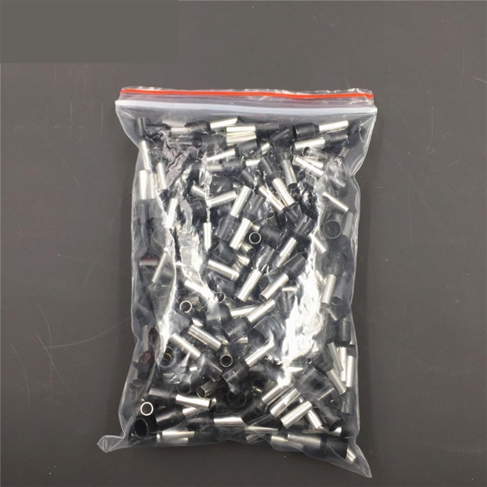 1000 pezzi E1012 Morsetto isolato per tubi 1 mm2 18 AWG cavo cavo isolante Crimp E nero giallo blu rosso verde (colore: rosso)