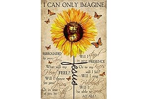 Rusofie 5D Diamond Painting Kits for Adults Religious Motif Sunflower Jesus Embroidery Arts Craft