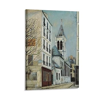 Amazon.co.jp: Maurice Utrilloモーリス・ユトリロ《白の時代