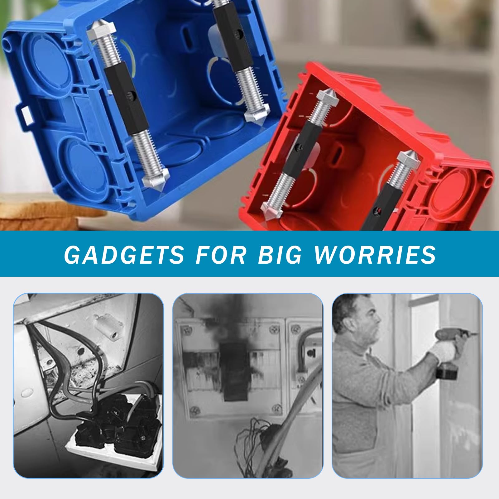 Kit Riparazione Scatola Elettrica 10 Viti Di Riparazione Per Prese