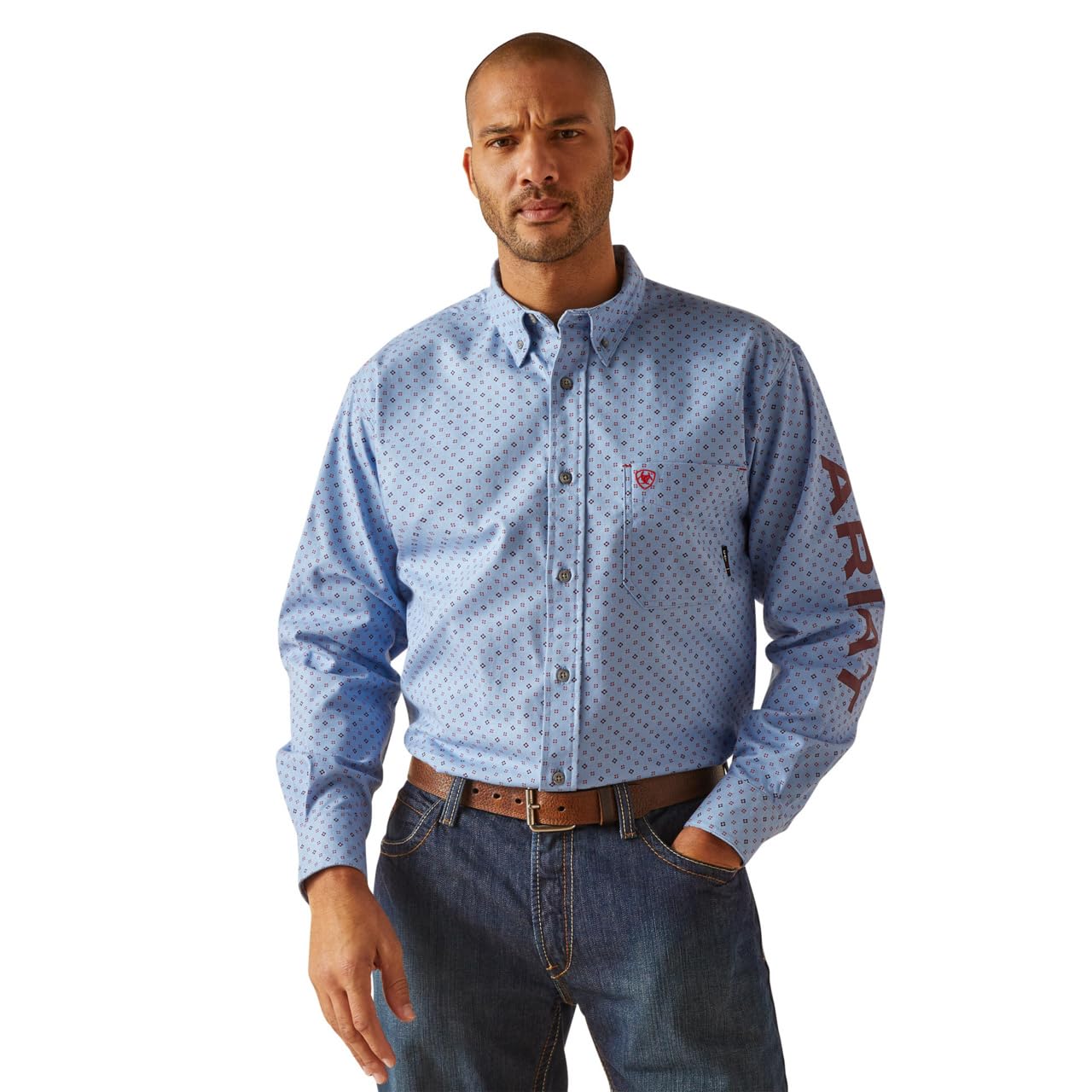 Ariat Men's FR Gunner Logo DuraStretch Work Shirt