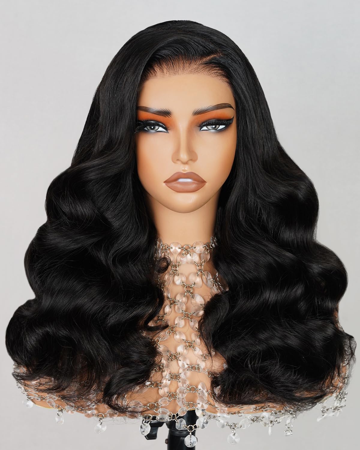 Arabella 5x6 Ready to Go Glueless Wigs Human Hair 230% Density Lace Front Wigs 12A Human Hair Pre Cut Lace Pre Plucked Bleached Knots Loose Body Wave Wig Human Hair (16inch, 5x6 Loose Body Wave Wig)