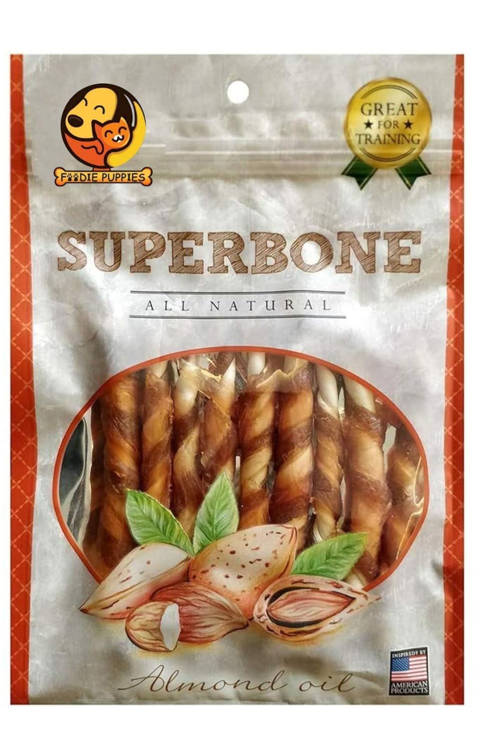 Foodie Puppies Superbone All Natural Chicken Sticks Dog Treat, 9 in 1