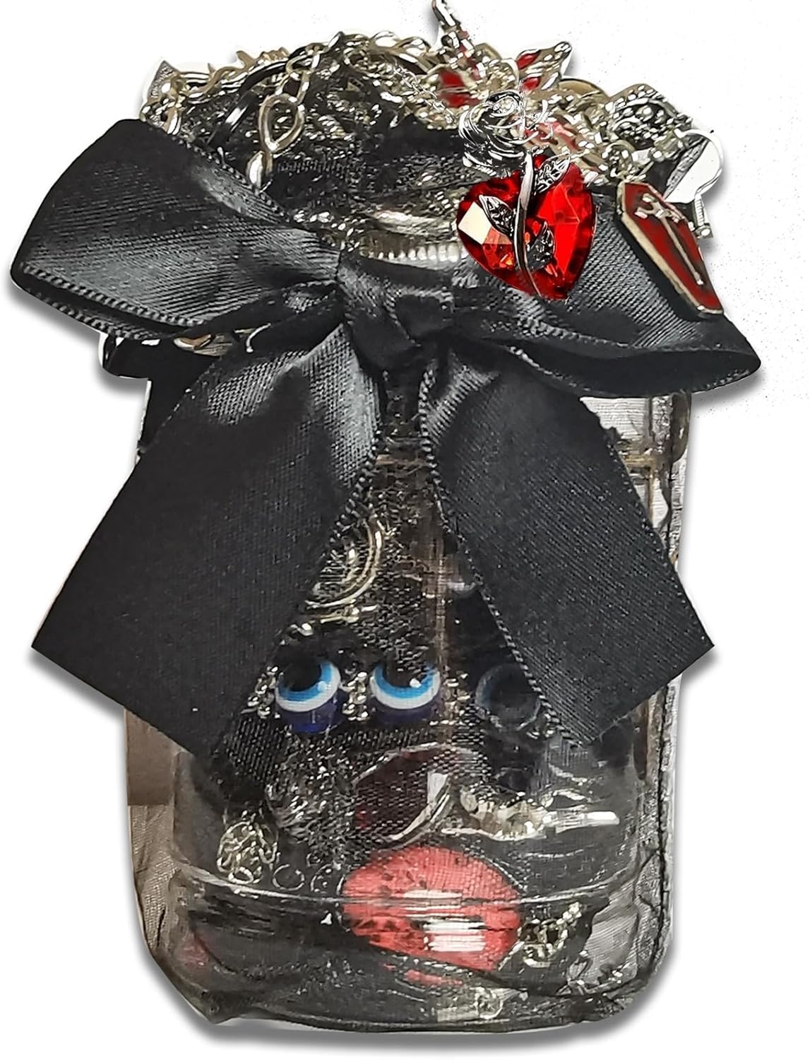 Mystery Jewelry Jar Bundle – Boîte à bijoux de 20 à 70 pièces pour femme, ensemble mixte de bijoux gothiques bohèmes (collier, boucles d'oreilles, bagues et bracelets), cadeau romantique alternatif