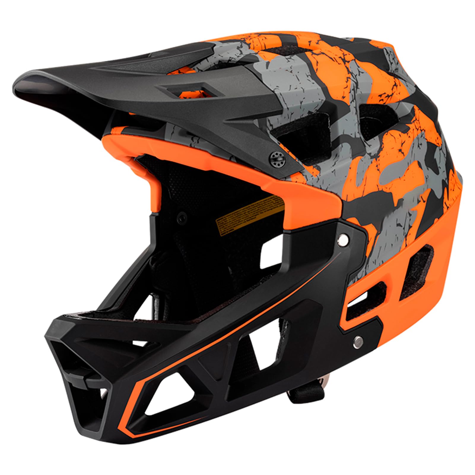Casco integrale per mountain bike, per adulti, da corsa, downhill, MTB, per uomo/donna, con visiera, oltre 31 prese d'aria, circonferenza della testa di 59-61 cm