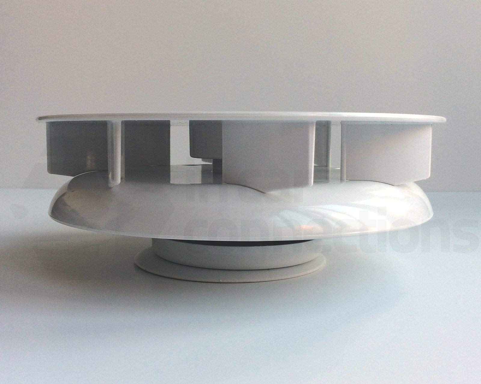 ICC Small Low profile rotary roof vent for vans buses White wind